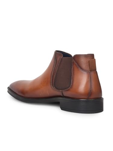 Image of Bata Men's Formal Boot Shoes - Tan