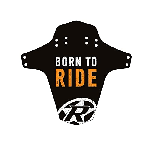 reverse Mudfender - Born to Ride (Black/Fox Orange)