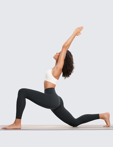 CRZ YOGA Women's Butter Luxe Leggings 25 Inches - High Waisted Buttery Soft Comfort Lounge Leggings