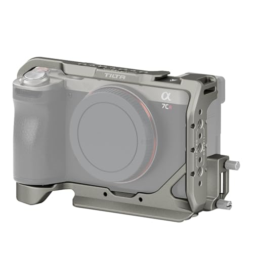 Tilta a7C II / a7C R Cage, Full Camera Cage Compatible with Sony a7C II / a7C R with HDMI Cable Clamp - Titanium Gray TA-T60-FCC-TG