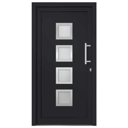 Porte d entrée Anthracite 98x208 cm