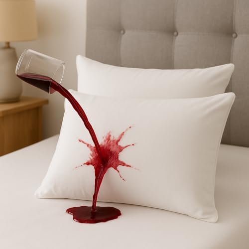 Kit 2 Capas Protetoras para Travesseiro 50x70cm – Impermeáveis, A...