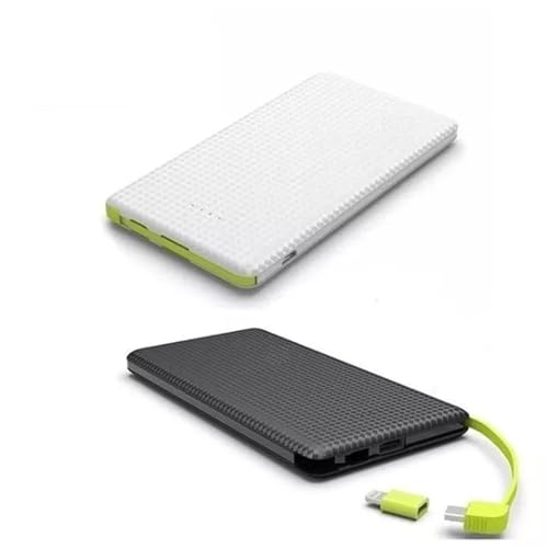 Carregador Portatil - Power Bank 5000mHA Compatível com Samsung Iphone e Xiaomi Power Bank (Preto)