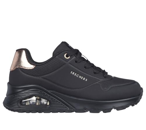 Image of Skechers Girl Uno Gen1 Shimmer Away Lace Up Shoe