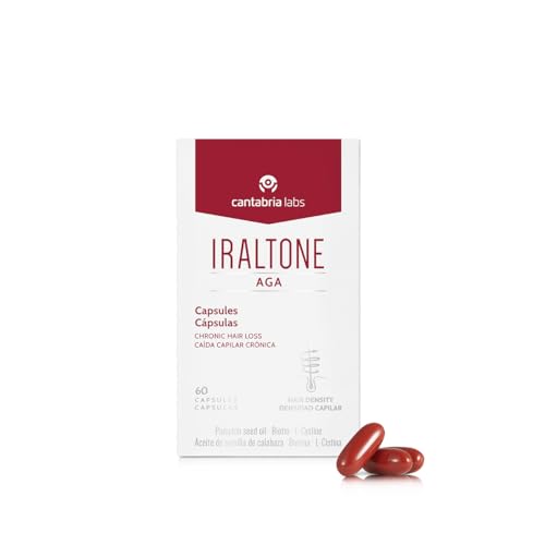 Cantabria Labs - Iraltone AGA - 60 Cápsulas - Tratamiento y Prevención de la Caída Capilar Crónica - Antioxidantes - Fortalece el Cabello