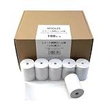 KOGLEE レシートロール 100巻入 約58mm幅×40mm外径×9mm内径 レ レジ用感熱ロールペーパー サーマルロール紙 レジロール紙 感熱紙 Airレジ/Airペイ/Square/STORES/UberEats/スマレジなど各レジアプリ対応 ハンディターミナル モバイルプリンタ キャッシュレス決済端末 ポータブルPOS端末対応 TRP5840-100