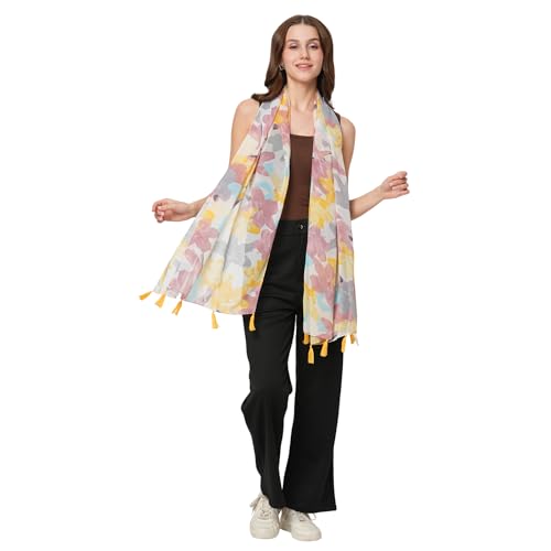 SAHIL SCARF Premium Multicolor Fancy Scarf Lightweight & Comfortable for All Seasons (22x72inch)