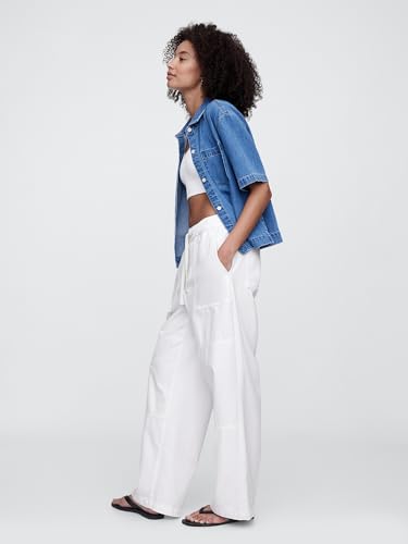 Image of Gap Women's Wide Leg Pull on Utility Pant