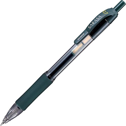 Bolígrafos Gel Retráctiles Zebra Pen 0.7mm Tinta Verde