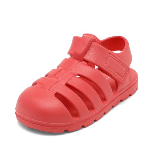 Image of Luffymomo Unisex Kids Closed Toe EVA Sandals | Boys Girls Summer Sport Lightweight Sandal,Outdoor Water Shoes