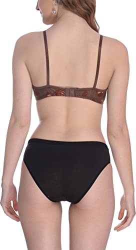 Image of StyFun Women Cotton Bra Panty Set for Women Lingerie Set Bra Panty Set Bra Panty Set for Women with Sexy Bra Panty Set for Women, See Main Image to Check How Many Sets You Will Get