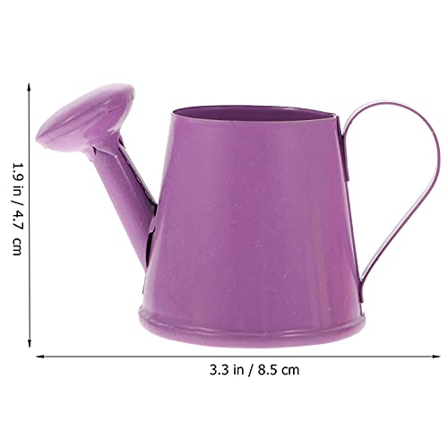 Toyvian 6Pcs Metal Watering Can Kids Watering Can Toy Iron Watering Tin Sprinkling Kettle Flower Watering Kettle Miniature Gardening Tools Landscape Decor Photo Props #TOP2