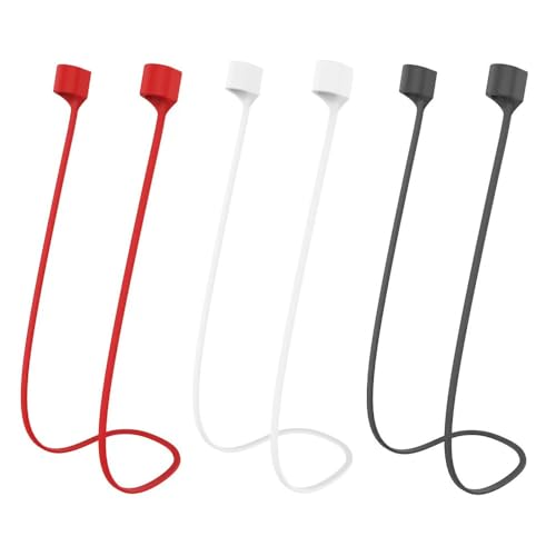 イヤホン ストラップ ワイヤレスイヤホン落下防止イヤホンネックバンド シリカゲル軽量ケーブル付属品ロープ落下防止運動互換ワイヤレスイヤホン ヘッドフォンネックバンド 3点セット