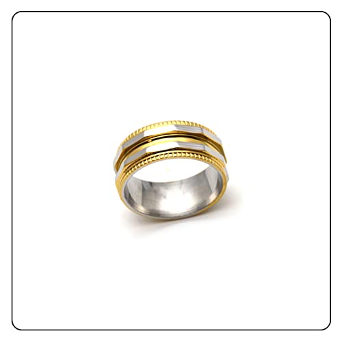 Fashion Stainless Steel Irregular Band Ring4