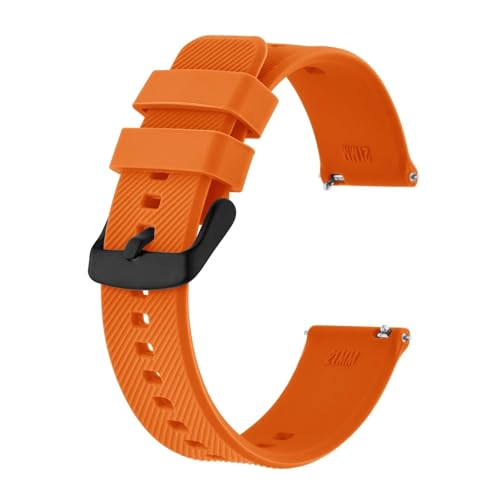 Bracelet de montre de sport silicone orange pour vos séances de fitness
