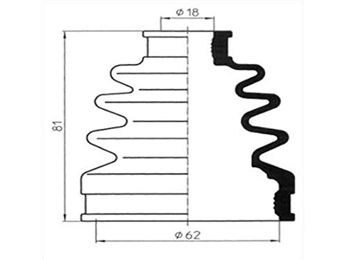 セイケン(Seiken) ドライブシャフトブーツキット SB159 600-00159
