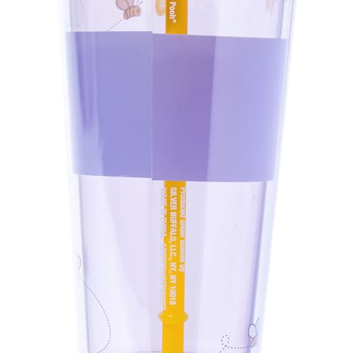 Image of Silver Buffalo Disney Winnie the Pooh inchHunny inch Travel Tumbler with Dome Top Lid, 24 Ounces