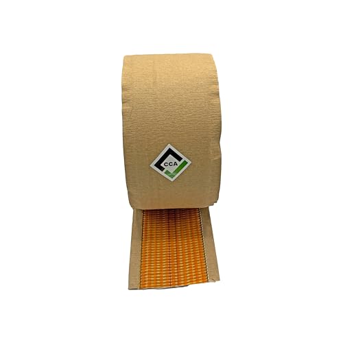 CCA Carpet heat seam Joining Tape - Heat Bond Hot Adhesive Super Seaming Red Stitch 20mtr (66 feet) roll. 100mm wide, Secures joins using a heat seam iron.