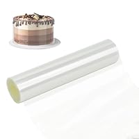 Kievano Acetato per Torte 30 cm x 10 m &ndash; Pellicola Trasparente in Pet Alimentare, Riutilizzabile e Flessibile per Mousse, Cioccolato, Cheesecake e Decorazioni Dolciarie