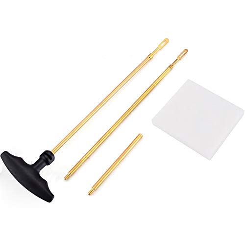 Boosteady Handgun Rifle Cleaning Kit .22, 30, 243, 280, 40, 45, 357/9Mm/.38 Multi-Caliber Bore Brushes Brass Jags #TOP5