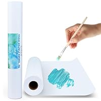 Joyooss Easel Paper Roll, Drawing Art Paper Roll Wide 16\" x 984\" Long (82 Feet) Painting Roll of Paper Kid Art and Craft Coloring White Paper for Kids Wrapping Doodle Gift 2 Packs