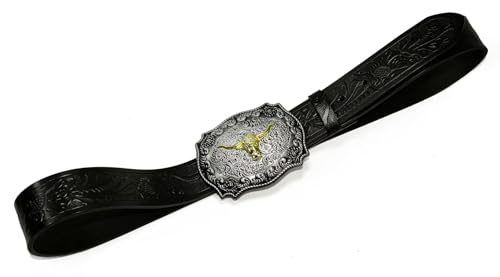 Cowboy Belts With Buckle for Golden Bull Head Western Acanthus Fashion Designs Handmade Genuine Cow Leather4
