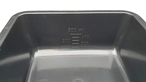 varivendo Kunststoff-Farbwanne, handliche Lackierschale, Lackwanne 160 x 310 mm (3 Stück)