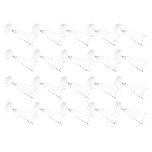 Hemoton 20Pcs Coquetel Cálice Copa Champagne Clear Champanhe Flutes de Vinho Glasses de Vinho para B