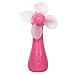 Produktbild SuperSU Tragbare Kinder Spielzeuge Hand Mini FanManuell Cartoon Giraffe Mini Spray Mist Hand Druck Handlüfter Mini-Handventilator keine batteriebetriebene für Kühlung (Zufällige Farben)