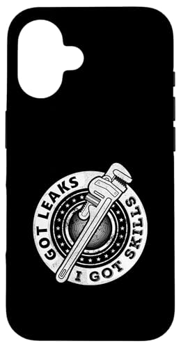リークを手に入れました私はスキルを手に入れました面白いプラム面白い配管工ユーモアの修理 スマホケース iPhone 16 用