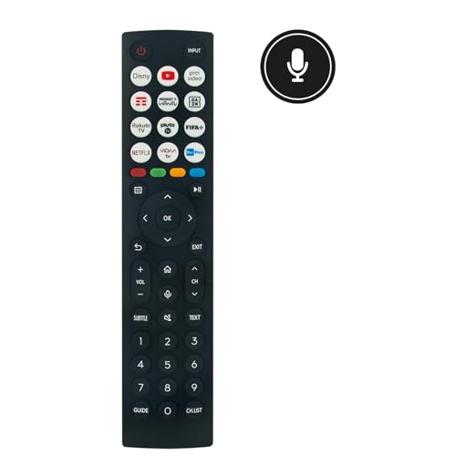 VINABTY ERF2M36H ERF2N36 Replacement Voice Remote Compatible with Hisense TV 55A63H 65A63H 75A63H 55A6BG 55A6CG 55A6DG 55A6DGCH 55A6EG 55A6FG 55A6GG 55A6HG 55A6EGCH 55A6BGTUK 55A6CGTUK 55A6EGTUK - Image 2