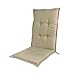 Cojines para Sillas De Jardín con Respaldo Alto, 120X50cm (47X19.7Inch) Cojines para Sillas Adirondack con Lazos, Cojín para Tumbona Reclinable Impermeable para Patio Interior Y Exterior,Caqui