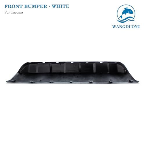 Image of Front Bumper Lower Valance Panel Skid Plate Black Compatible with 2016-2023 Toyota Tacoma - Replaces Part 53911-04210 TO1095205 (Super White-040)