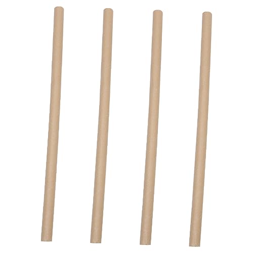 BEBEMOKO 4Pcs Blank Paper Cylinder Craft Tubes Refillable Cardboard Tube for DIY Projects Safe Creative Art Supplies for Poster Storage Crafting Activities Inner