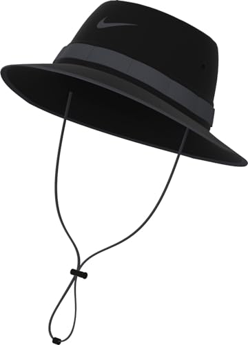 Nike Dri-FIT Apex Bucket Hat, Black Size M