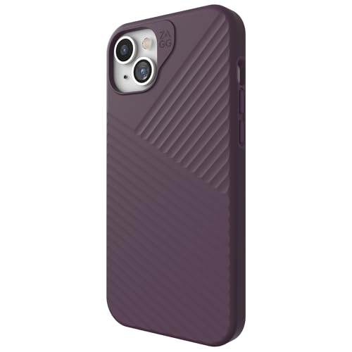 Coque iPhone 15/14 Plus MagSafe violette ZAGG Denali pour rester actif sans craindre les chutes