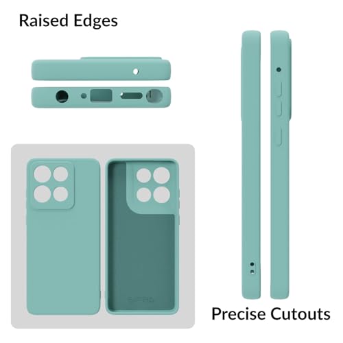 Image of SPRIG Compatible with Moto Edge 60 Stylus Premium Skintone Back Cover Drop Tested Shock Proof Mobile Case for Men, Women, Boys and Girls with Camera Protection (Light Green)