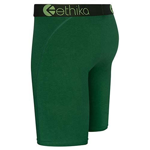 Image of Ethika Men's Extra Thin Elastic Underwear Long Comfortable Ice Silk Breathable Comfort Brief-Boxer-Trunks Imported Material Multicolour