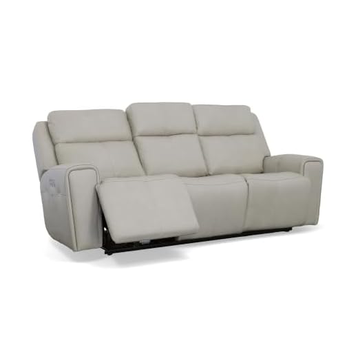 Flexible Power Reclining Leather Sofa