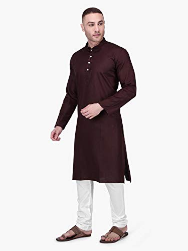 Image of Rajubhai Hargovindas Men's Premium Cotton Solid Kurta