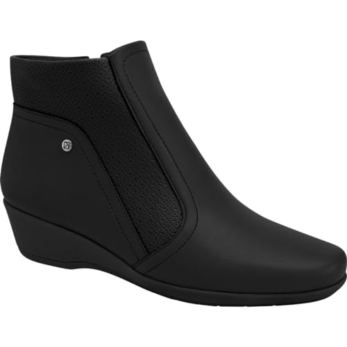 Bota Feminina Ivone Cano Curto Preto Piccadilly 143217-6
