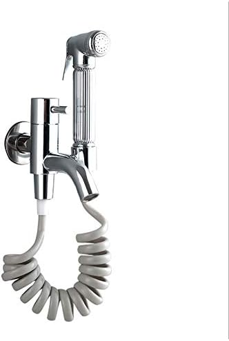 JSEIAJB Stainless Steel Toilet Hand Held Bidet Faucet Sprayer Bidet Set Sprayer Guns Toilet Spray for Bathroom Self Cleaning Shower