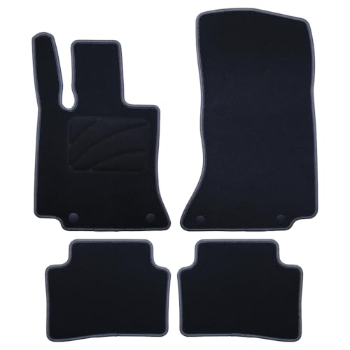 Tapis de sol Mercedes W206 Classe C haut de gamme et liseré gris foncé