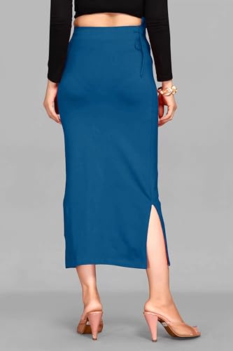 Image of ALYNE Blended Saree Shapewear Petticoat for Women, Women's Blended FullElastic with Drawstring Saree Shapewear, Skirts for Women,Shape Wear Dress for Saree