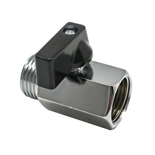 Vanne d'arrêt d'air en laiton G1/8 femelle connecteur pneumatique mini - 4