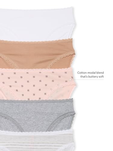 Victoria's Secret Lace Trim Cotton Brief Panty Packs, Underwear for Women (XS-XXL)4