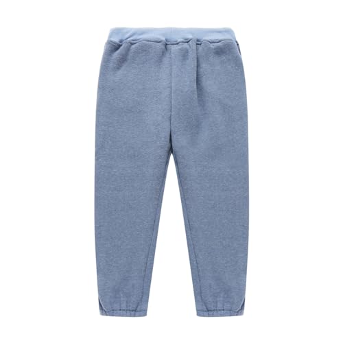 Image of Mud Kingdom Kids Fleece Jogger Pants Winter Cute Bear