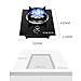 Portable Gas Stove - Gas Cooker, All Black Tempered Glass Gas Stove, Nine-chamber Fierce Flame Burner, Multipurpose Gas Stove, Two Kinds Of Installation Desktop Embedded (Size : NG)