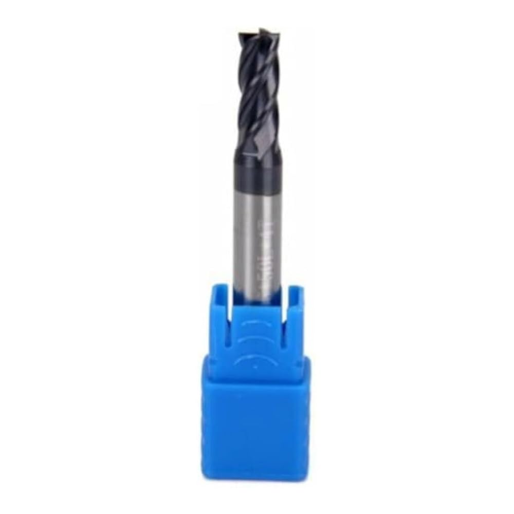 4 Flute Solid Carbide End Mill AlTiN Coating DIN 6527L for HPC High Performance Cutting Steel for Stainless Iron Plastic Wood 1-20mm