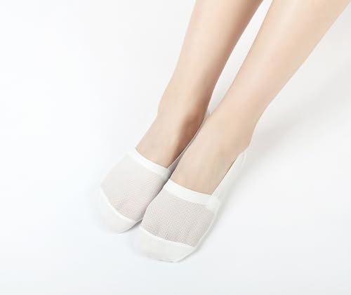 Image of Panda Bros 5 Pack Unisex No Show Socks Low Cut Invisible Breathable Non-Slip Liner Socks for Men Women